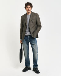 Camisola com decote redondo em l&atilde; Nepps