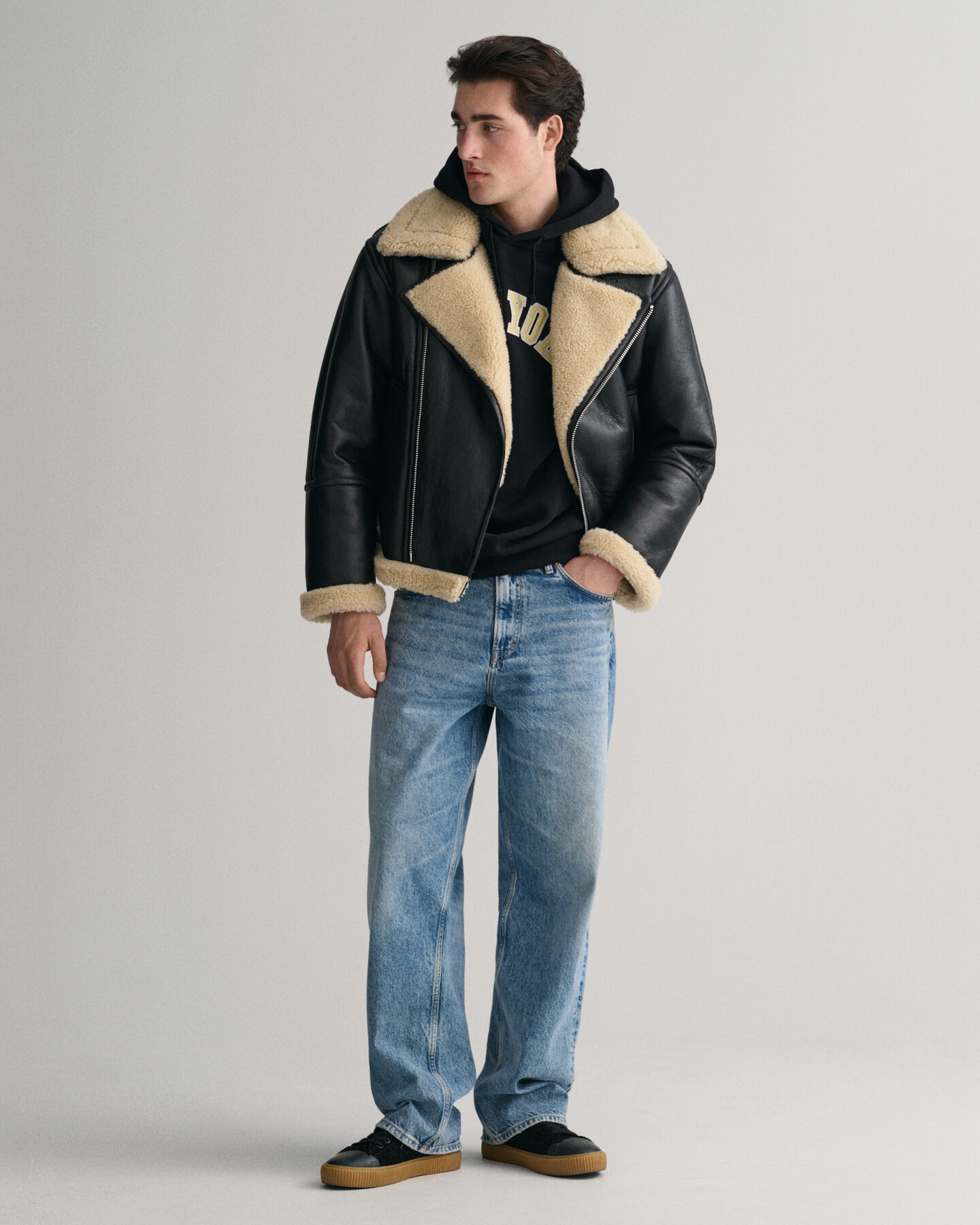 Sweatshirt com capuz New York