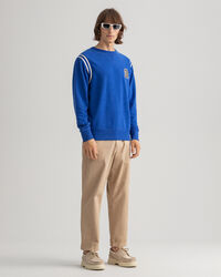 Sweatshirt com decote redondo Tiger Badge