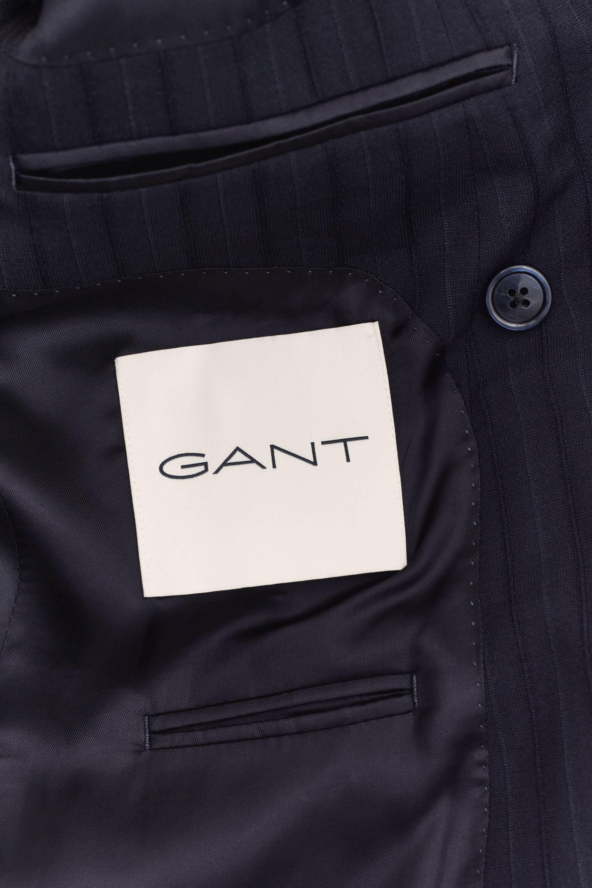 Casaco de fato com padrão Pinstripe no mesmo tom