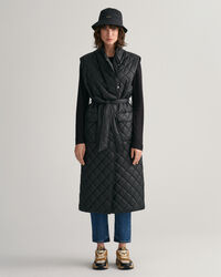 Colete acolchoado comprido