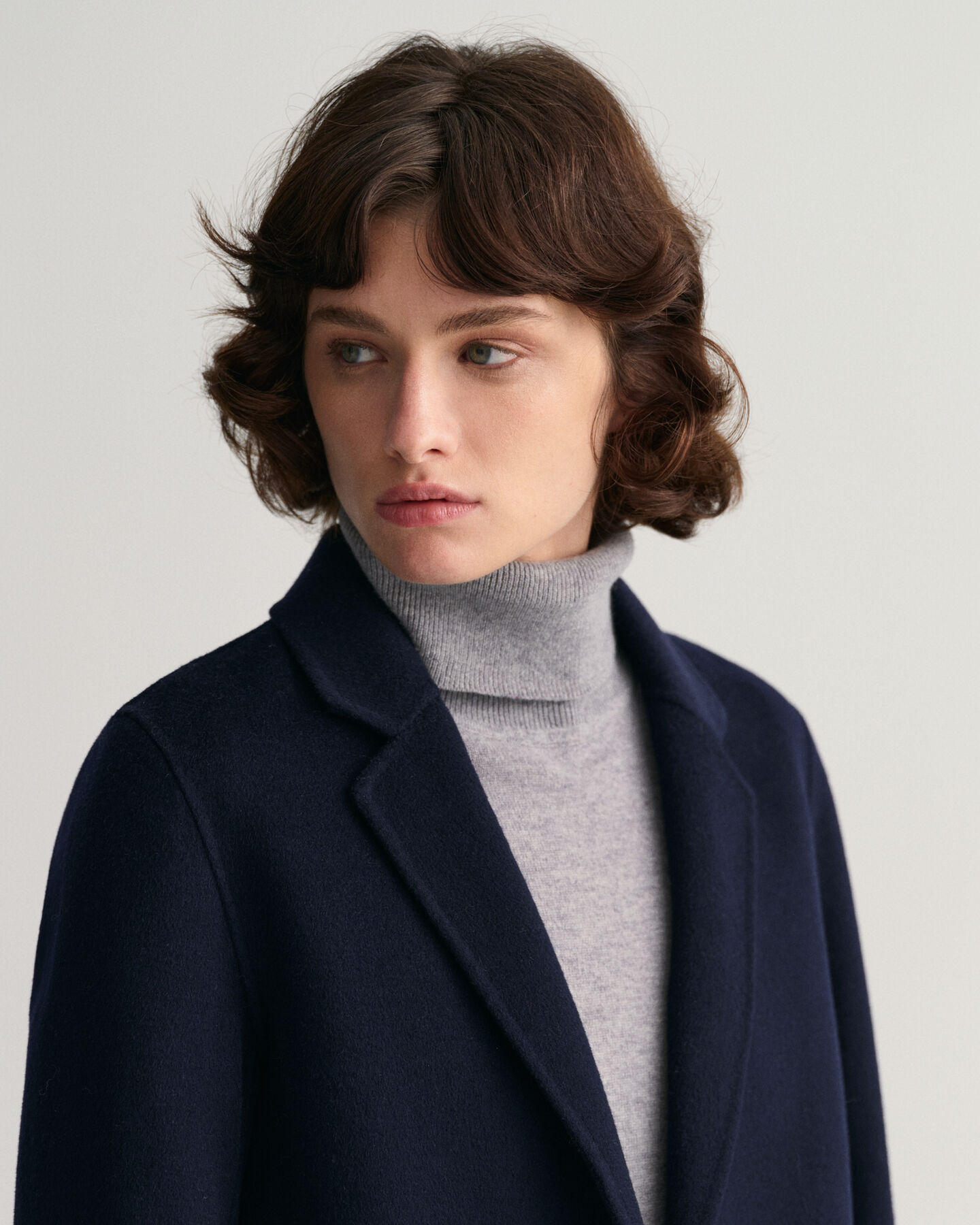 Blazer a direito cosido à mão