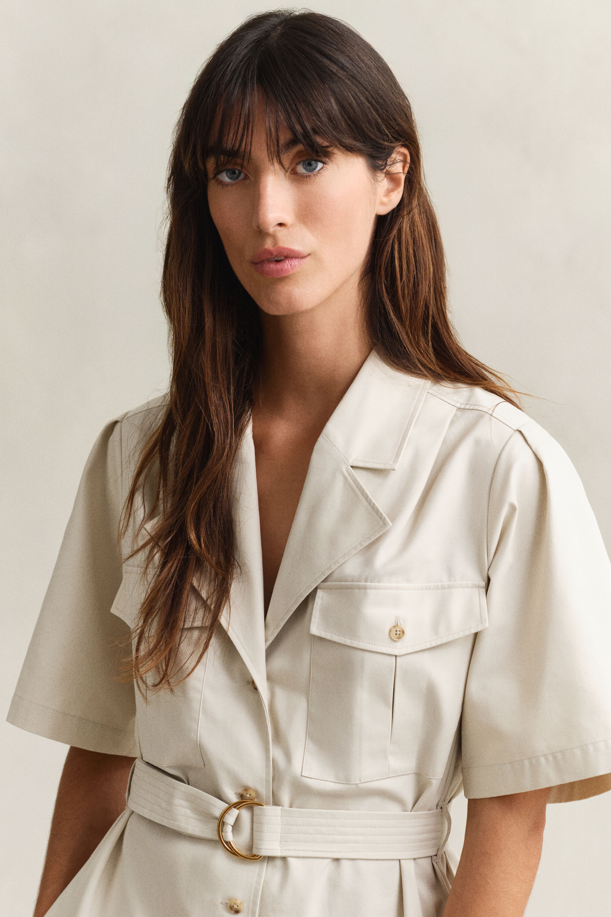 Vestido Utility com cinto