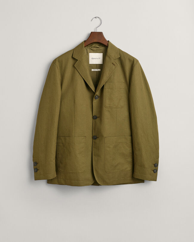 Blazer em algodão regular fit