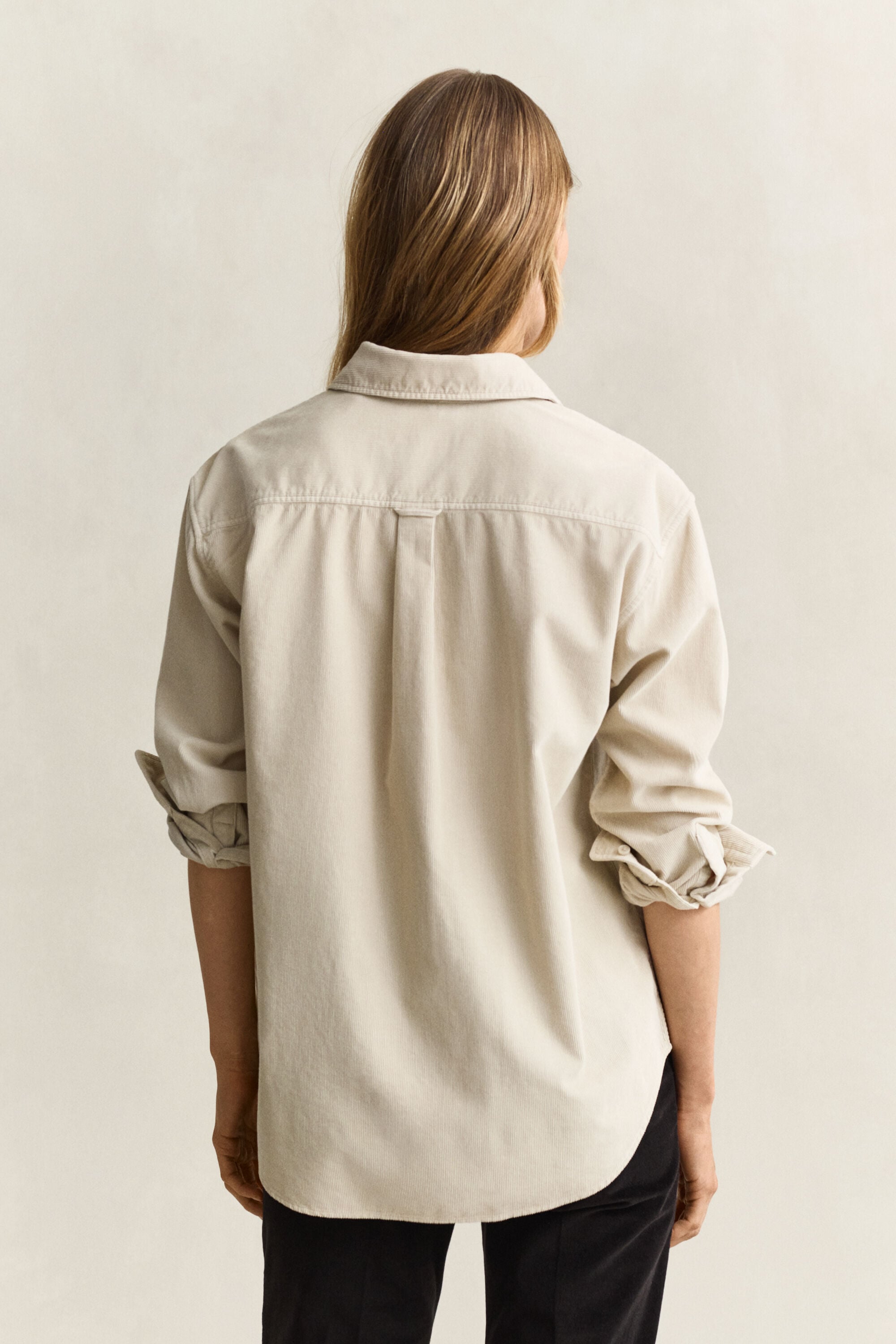 Camisa de bombazina relaxed fit
