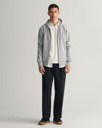 Sweatshirt com capuz e fecho Tonal Shield