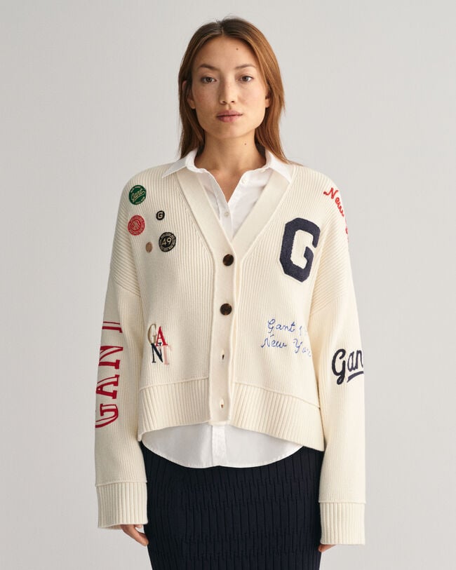 Casaco de malha curto GANT Varsity