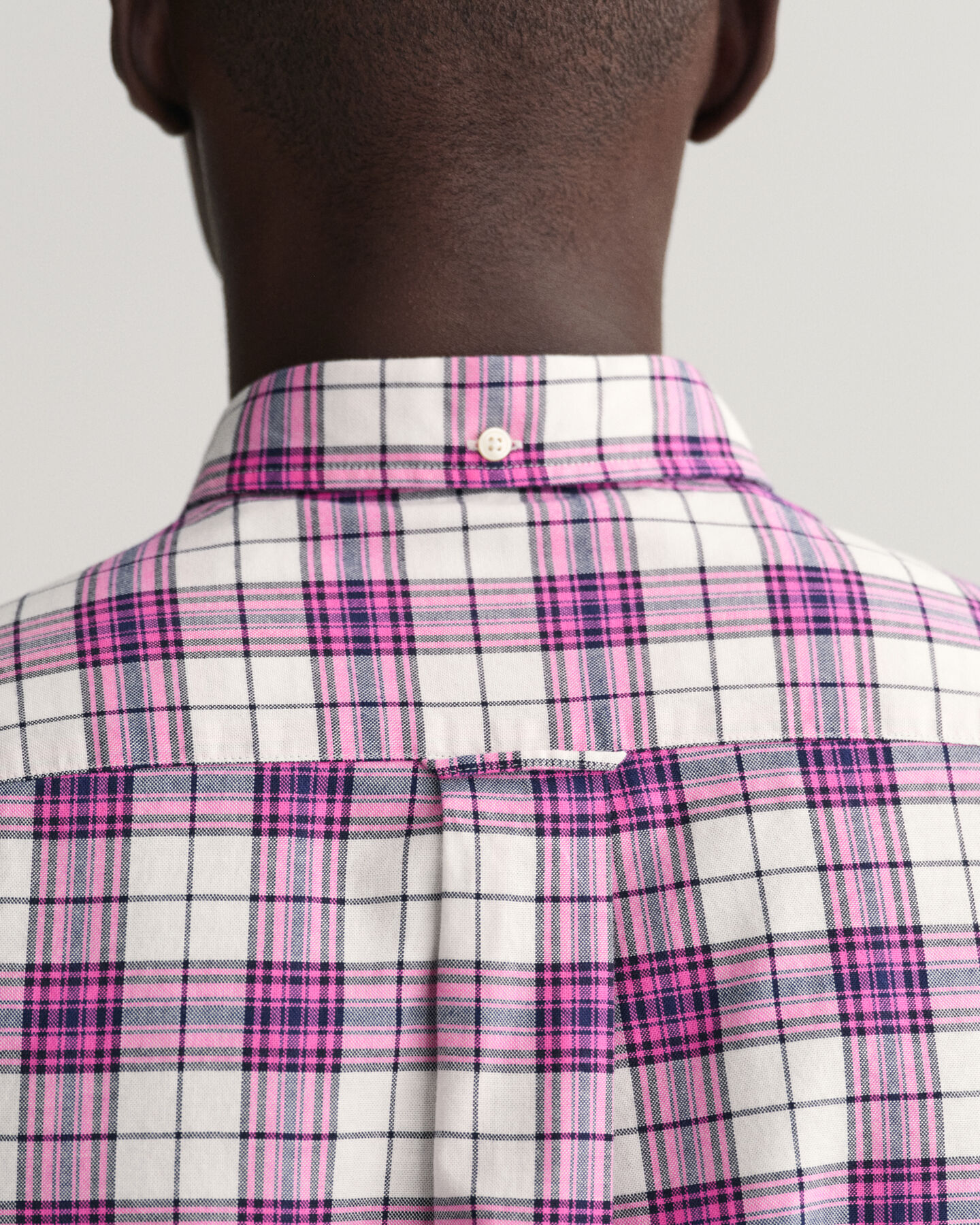 Camisa Oxford axadrezada regular fit