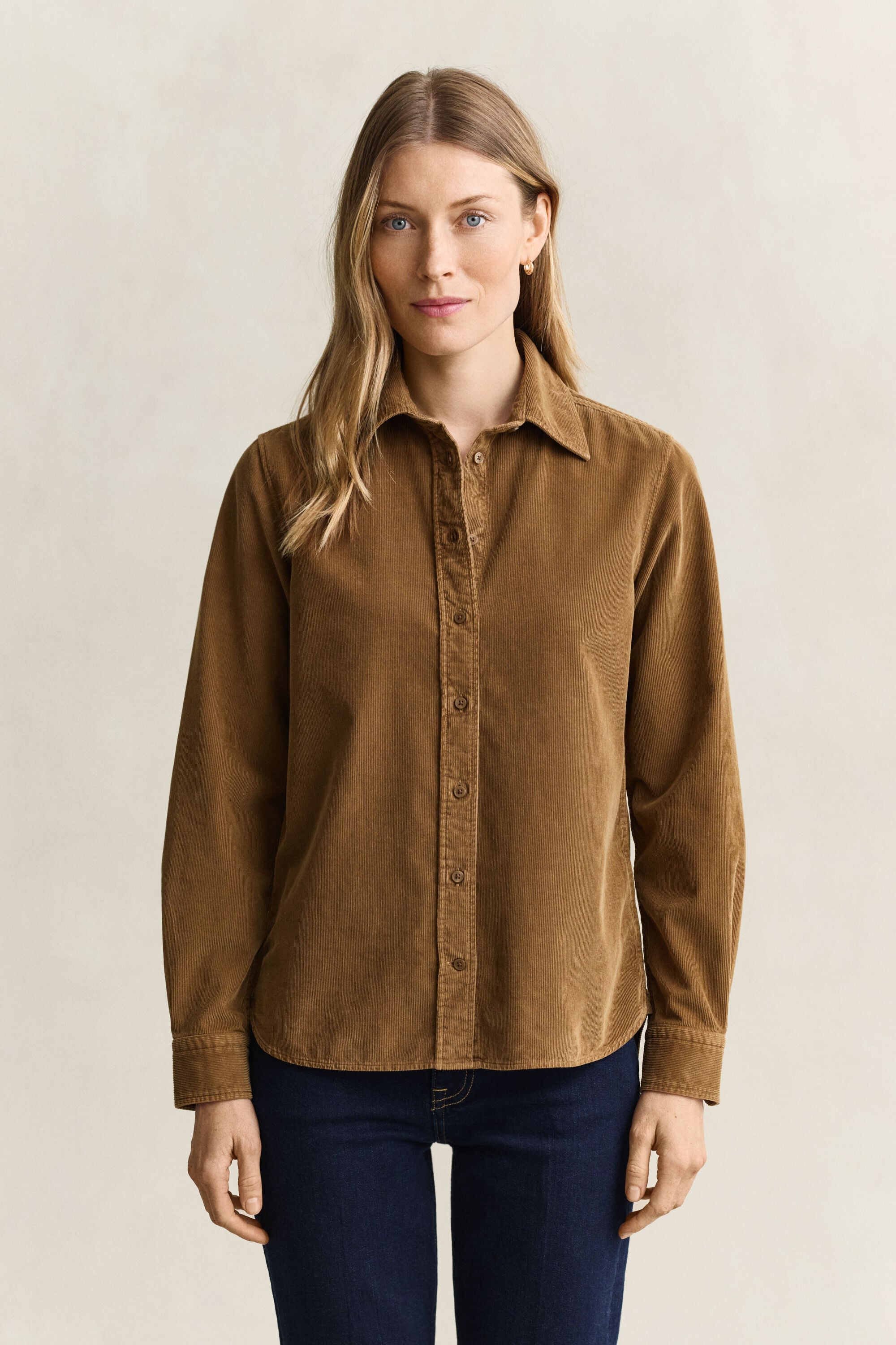 Camisa de bombazina regular fit