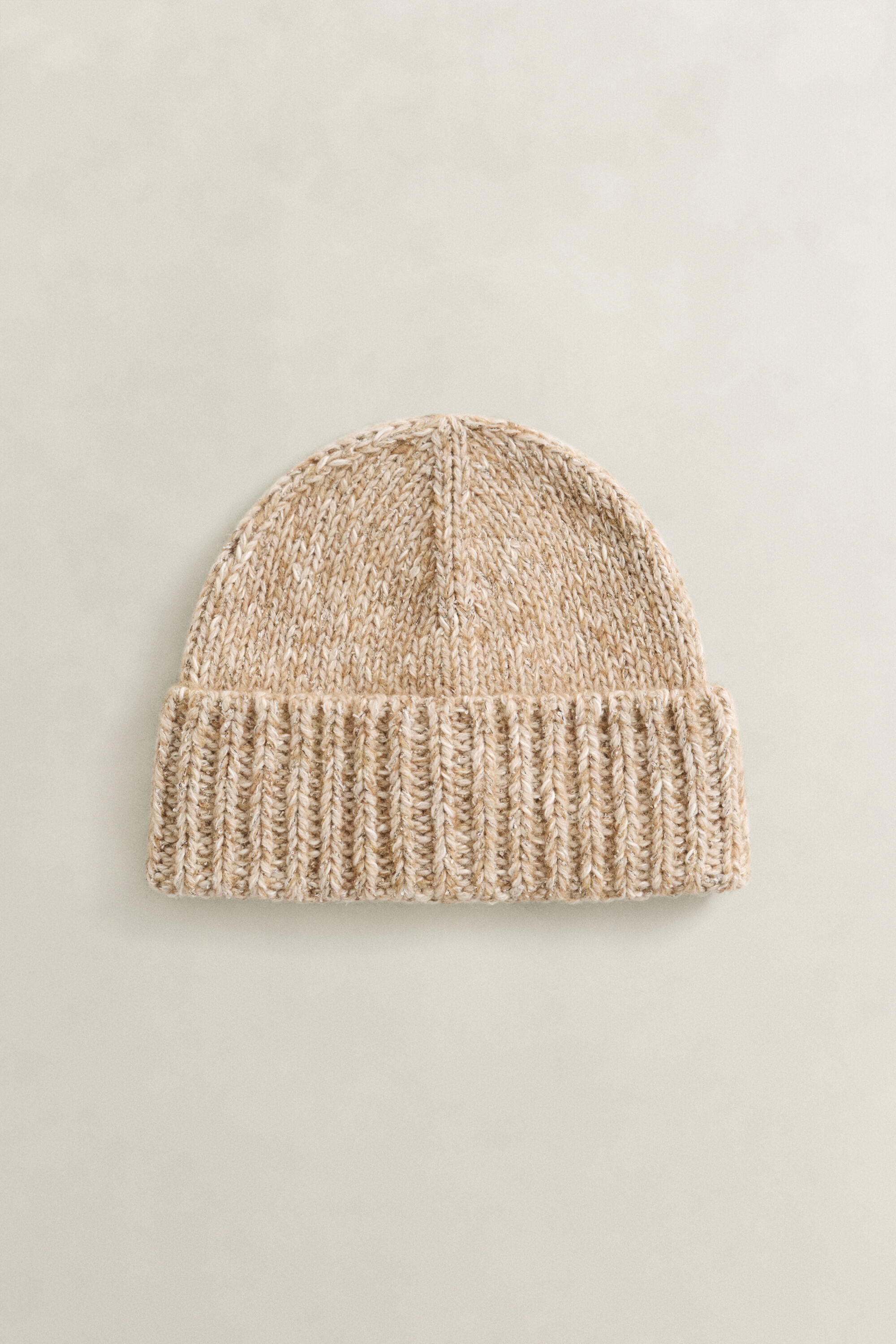 Gorro em mistura de lã Mouliné