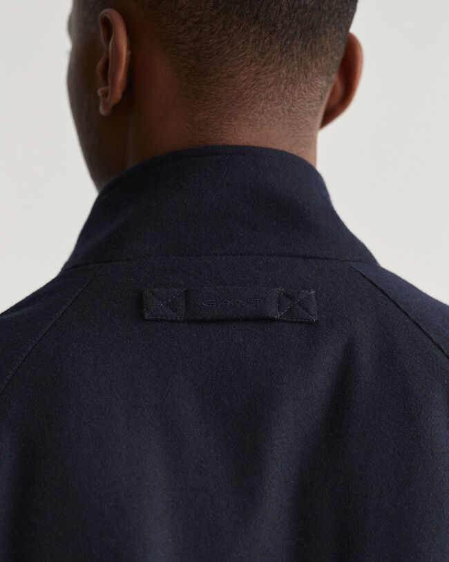 Casaco em lã Harrington