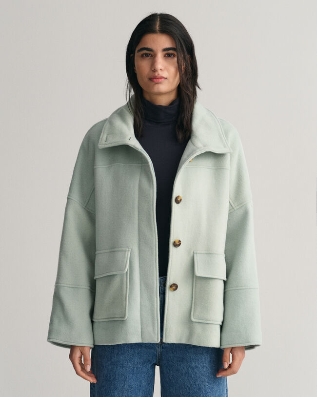 Casaco de l&atilde; curto