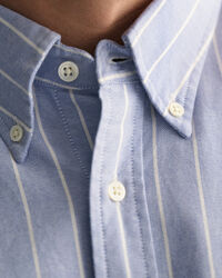 Camisa Oxford Heritage às riscas relaxed fit