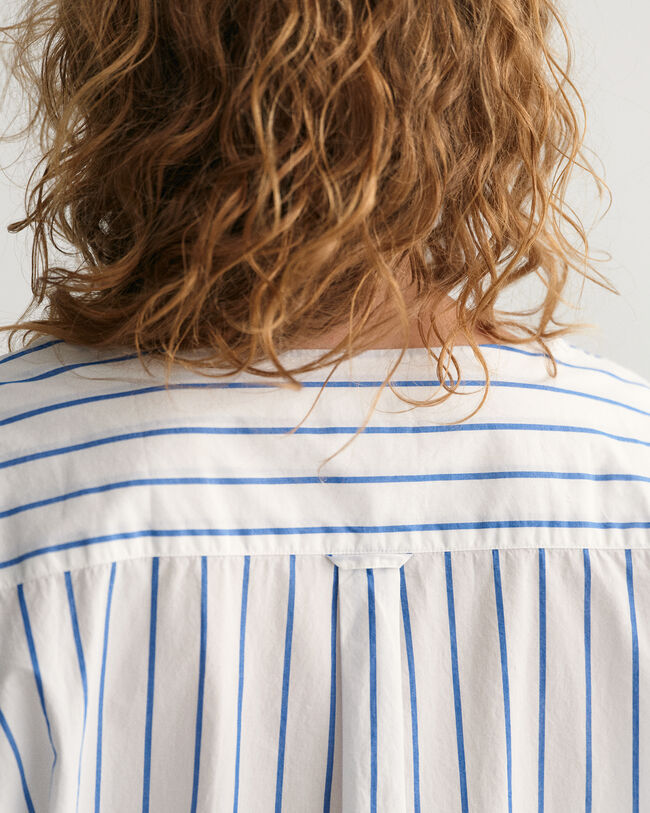 Camisa às riscas Popover relaxed fit