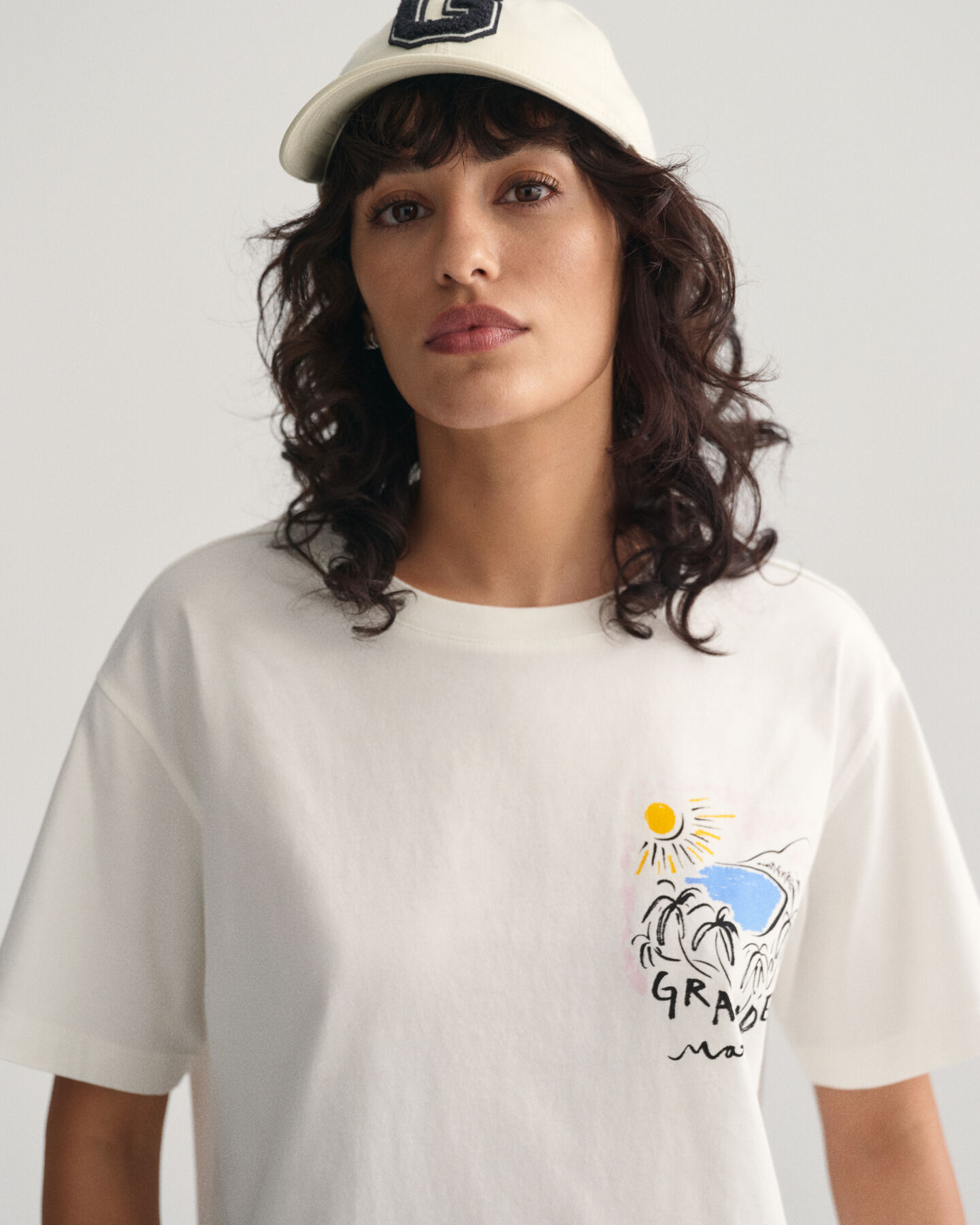 T-shirt com estampado Grande Mare