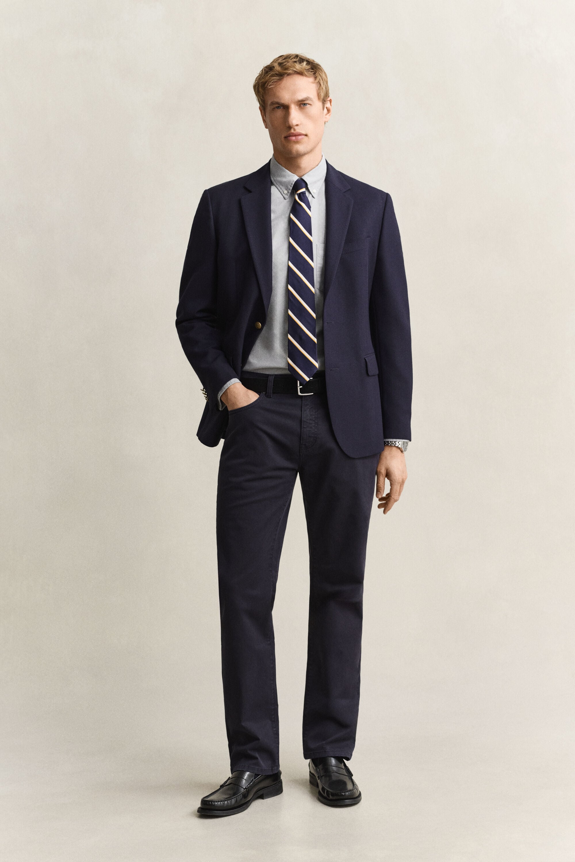Camisa Oxford clássica regular fit