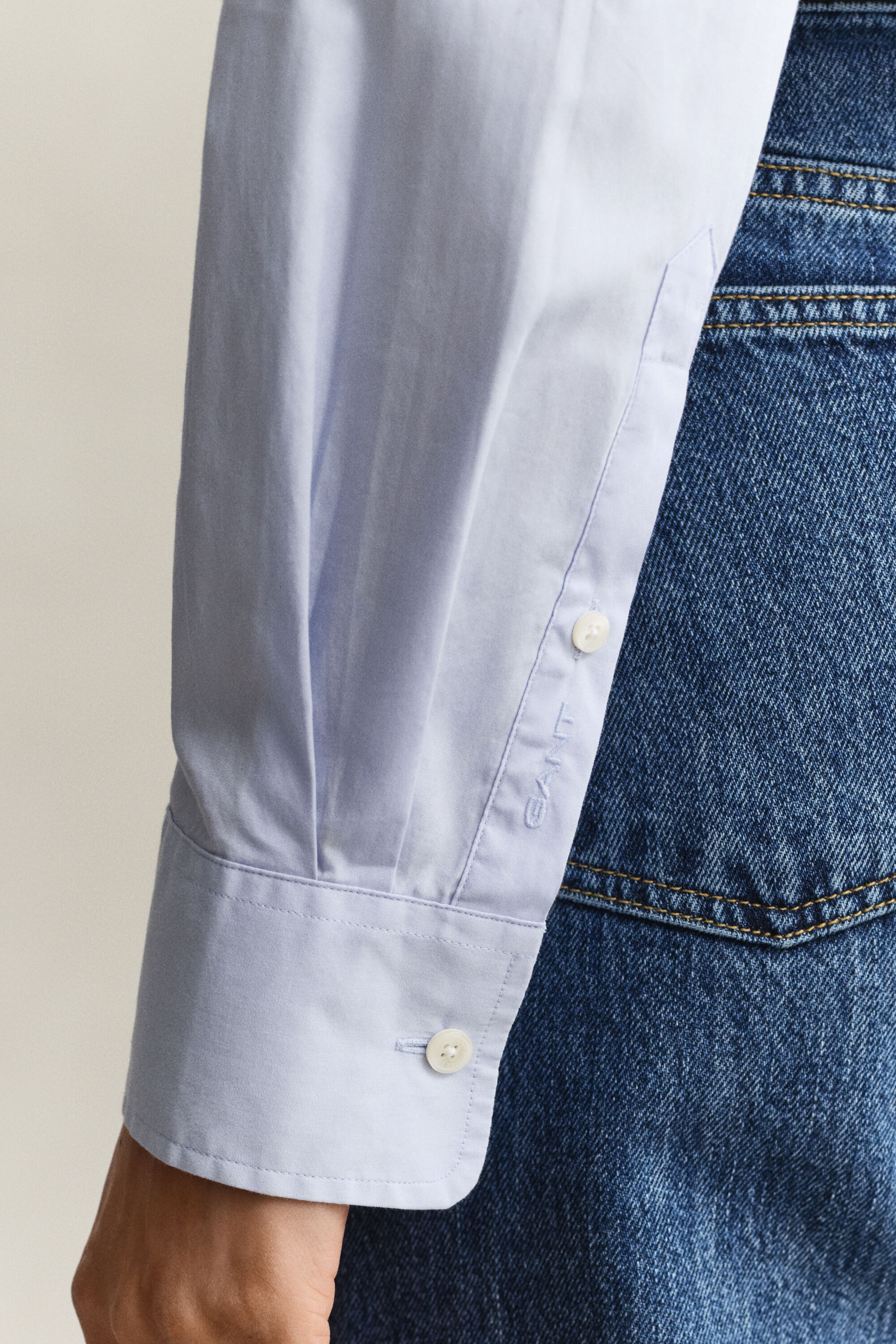 Camisa em popelina Classic relaxed fit