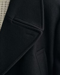 Casaco de marinheiro em lã oversized