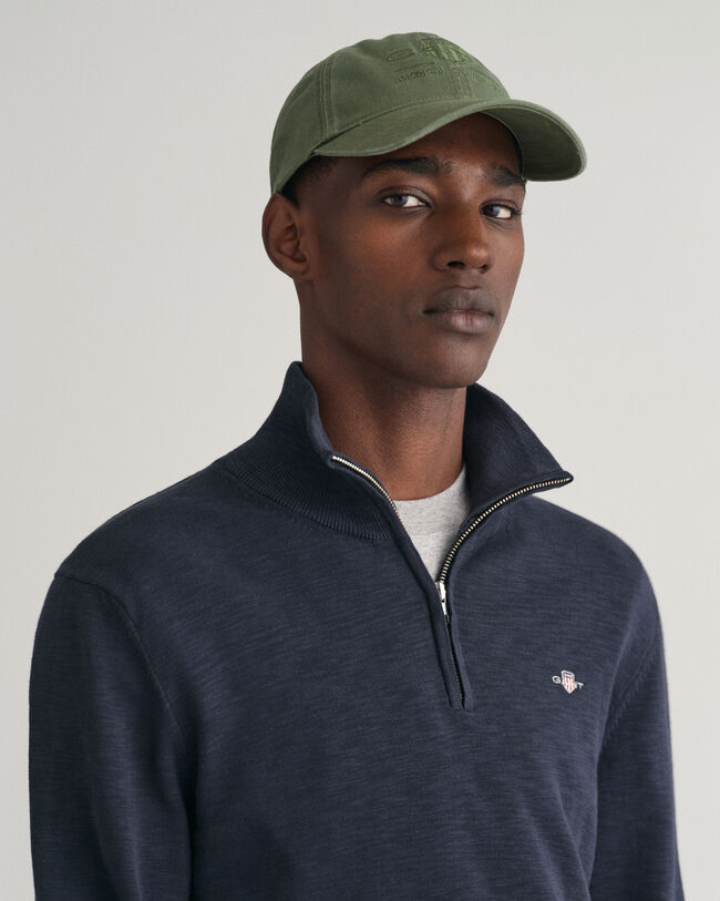 Sweatshirt com meio fecho Cotton Flamme