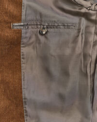 Blusão acolchoado em bombazina