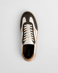 Ténis em pele e camurça Cuzmo