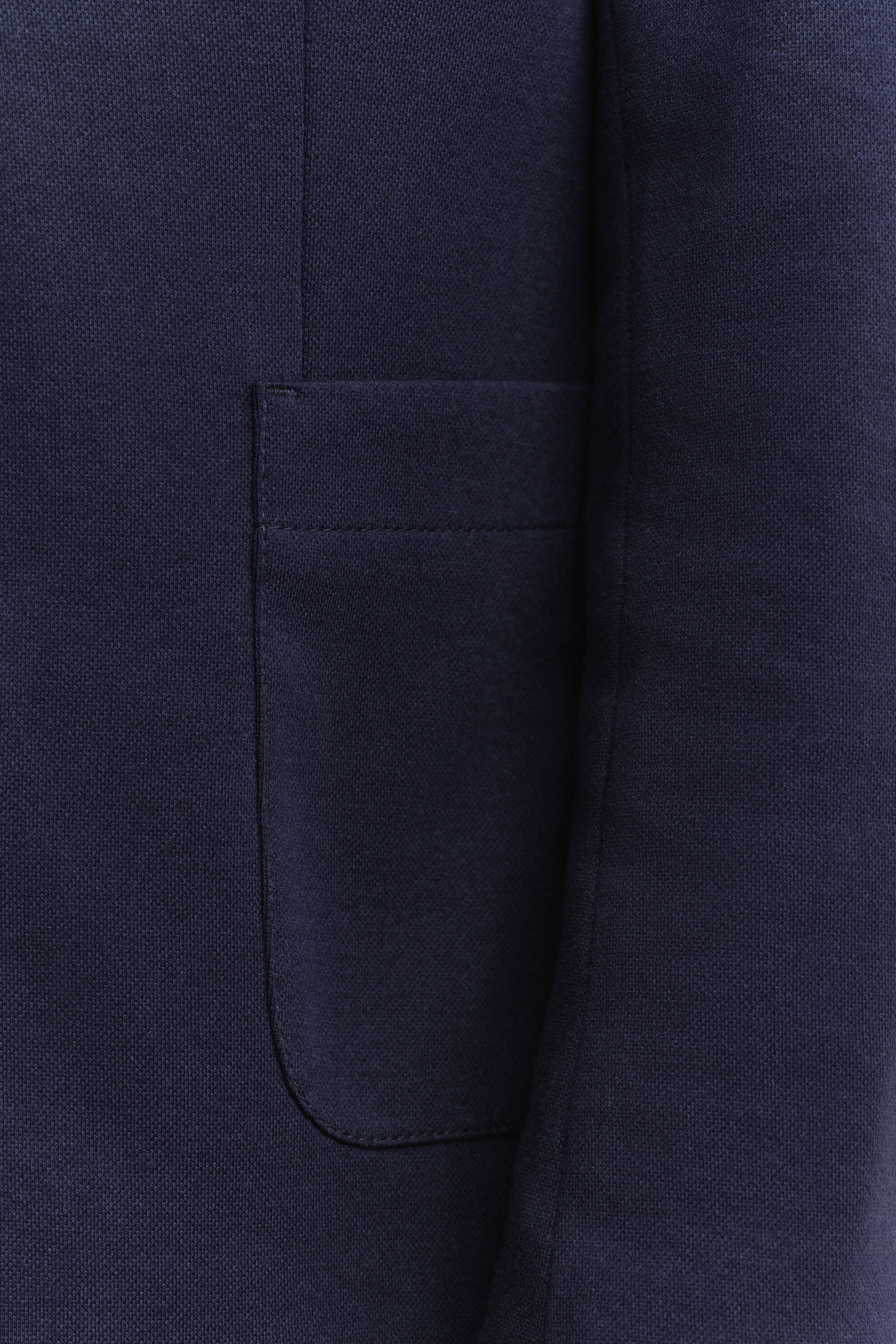 Blazer em algodão piqué