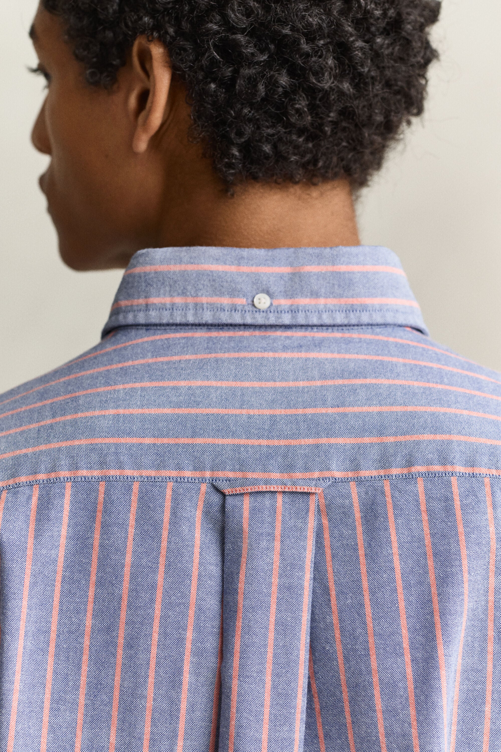 Camisa Oxford às riscas Classic