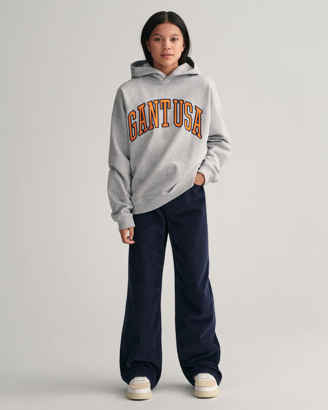 Cal&ccedil;as em bombazina de perna larga Teen Girls