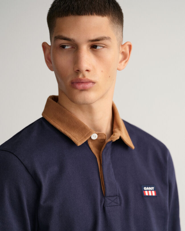 Heavy Rugger com colarinho em bombazina