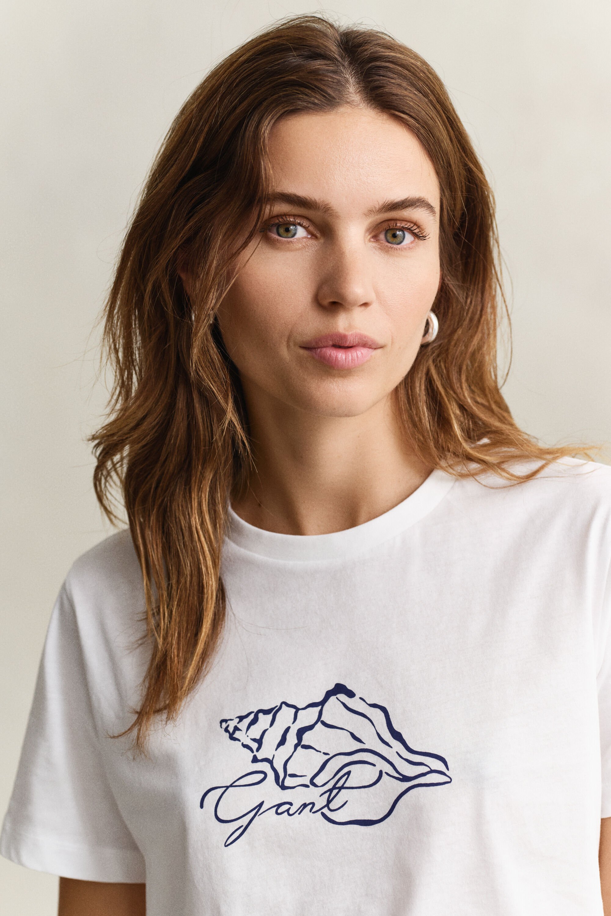 T-shirt com grafismo estampado