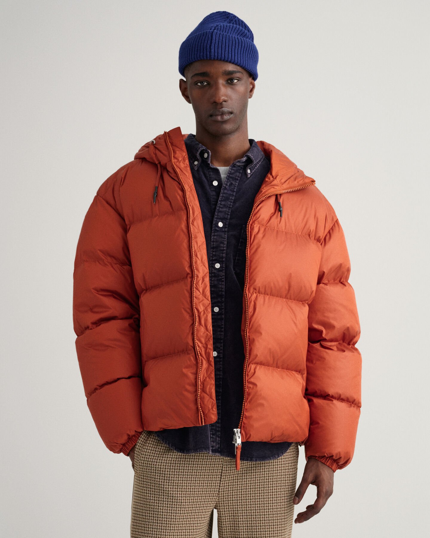 Blusão brilhante Puffer