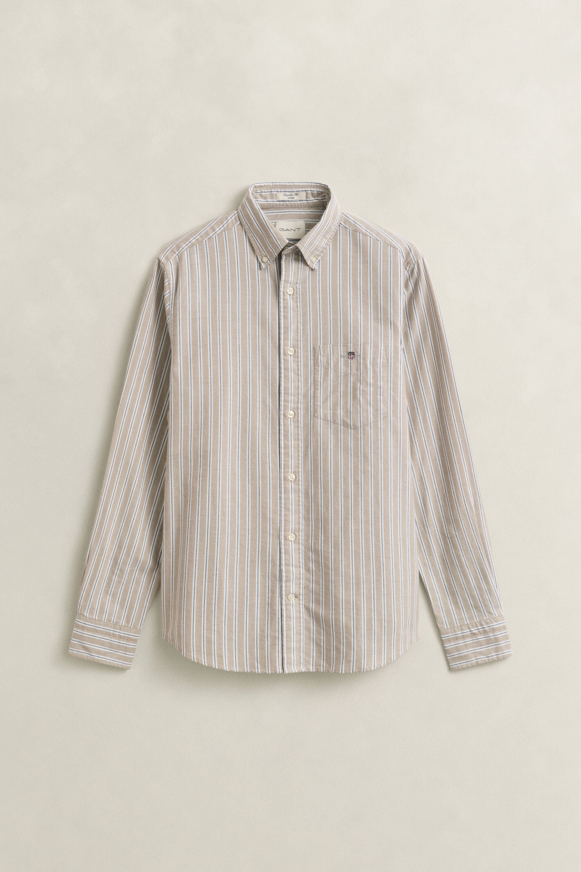 Camisa Oxford às riscas Classic