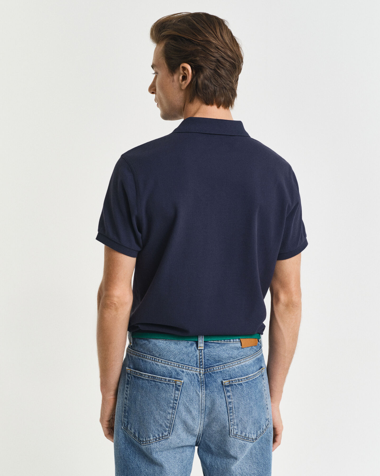 Polo em algodão piqué Shield slim fit