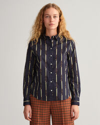 Camisa em voile de algodão American Luxe regular fit