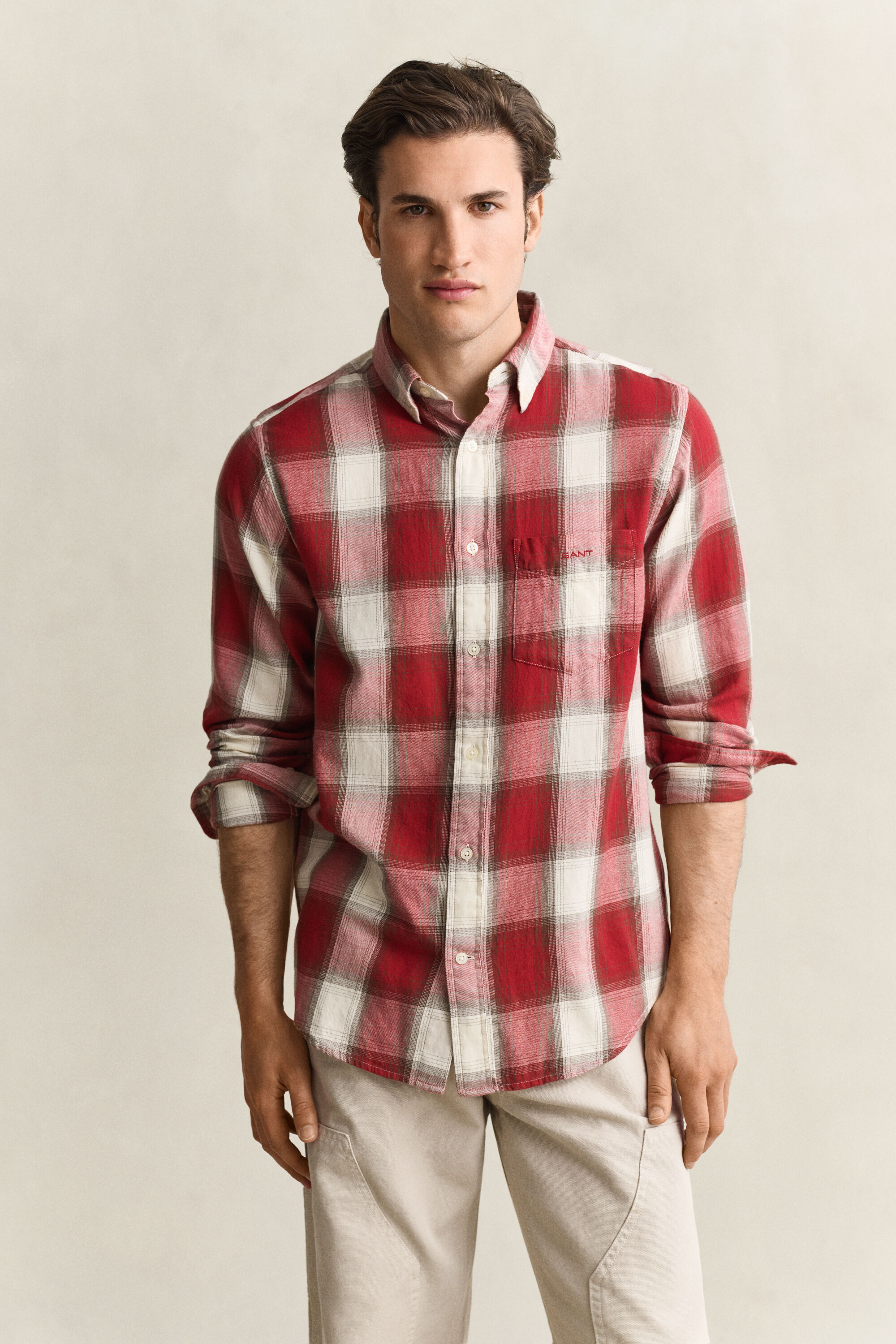 Camisa de flanela Windblown com padrão de xadrez