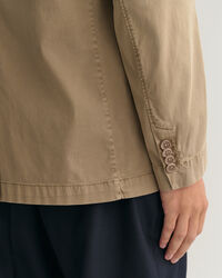 Blazer de fato em algodão