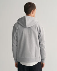 Sweatshirt com capuz e fecho Tonal Shield
