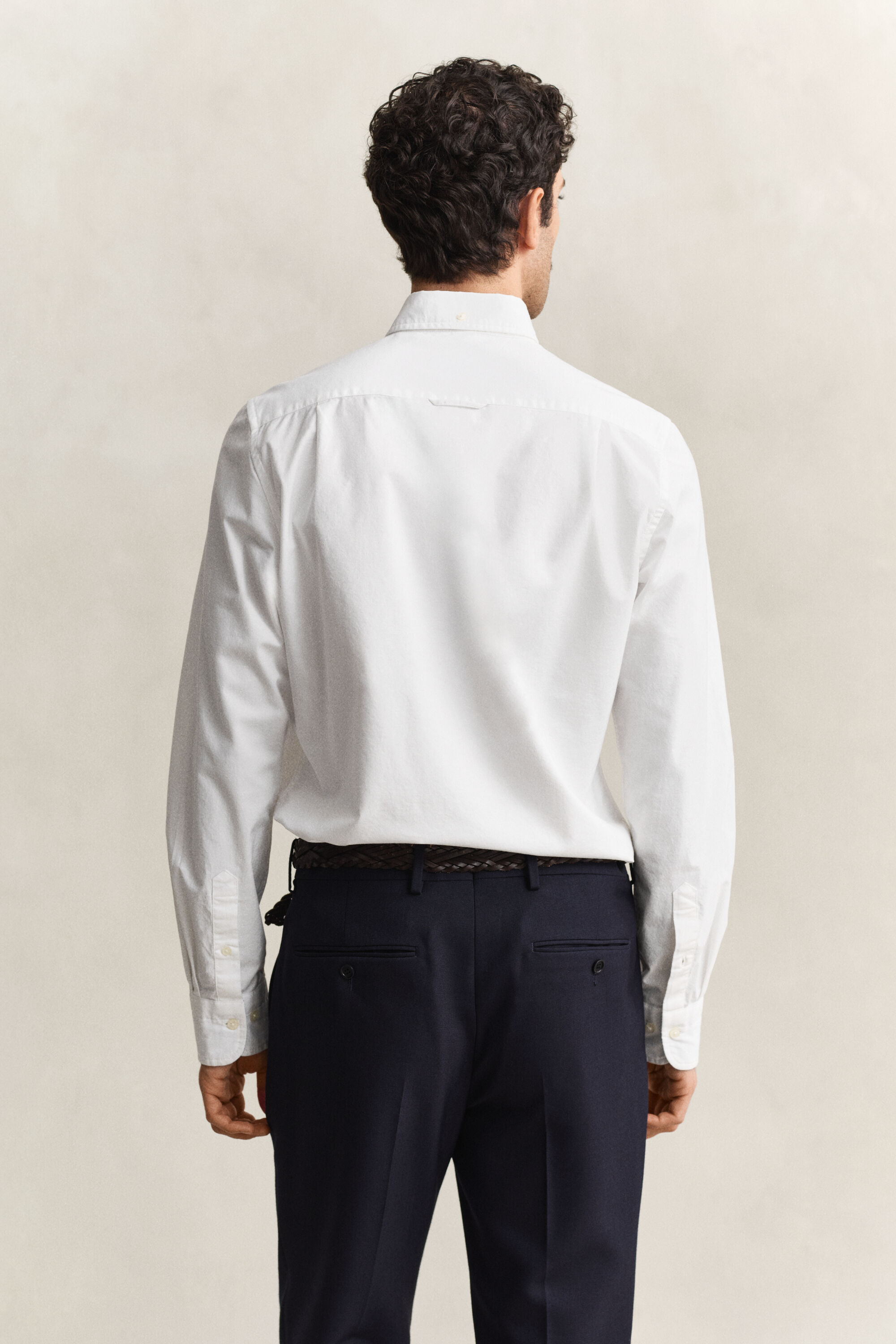 Camisa Oxford com elastano slim fit
