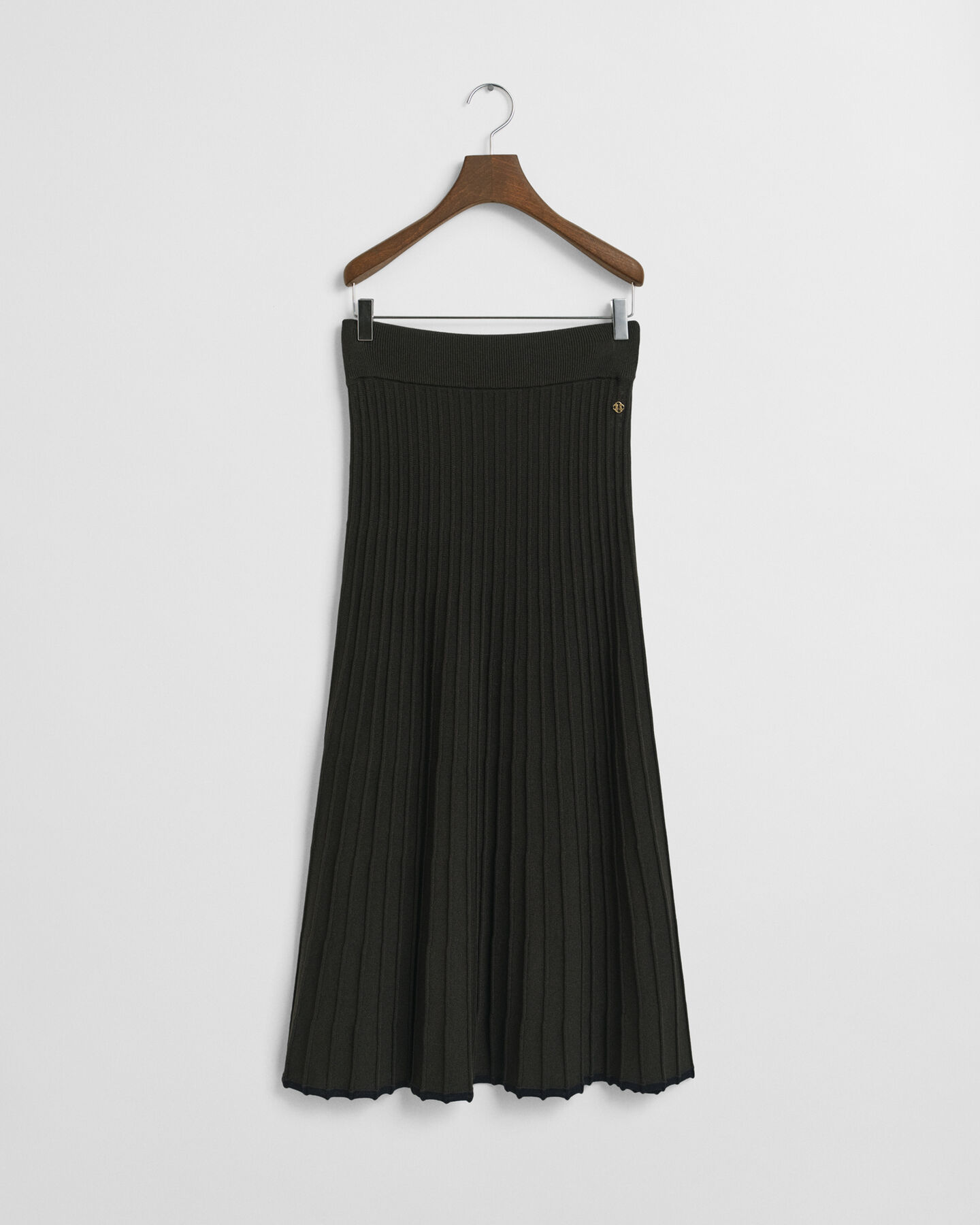 Saia em malha canelada Contrast