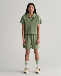 Cal&ccedil;&otilde;es com cintura subida Terry Cloth Teen Girls