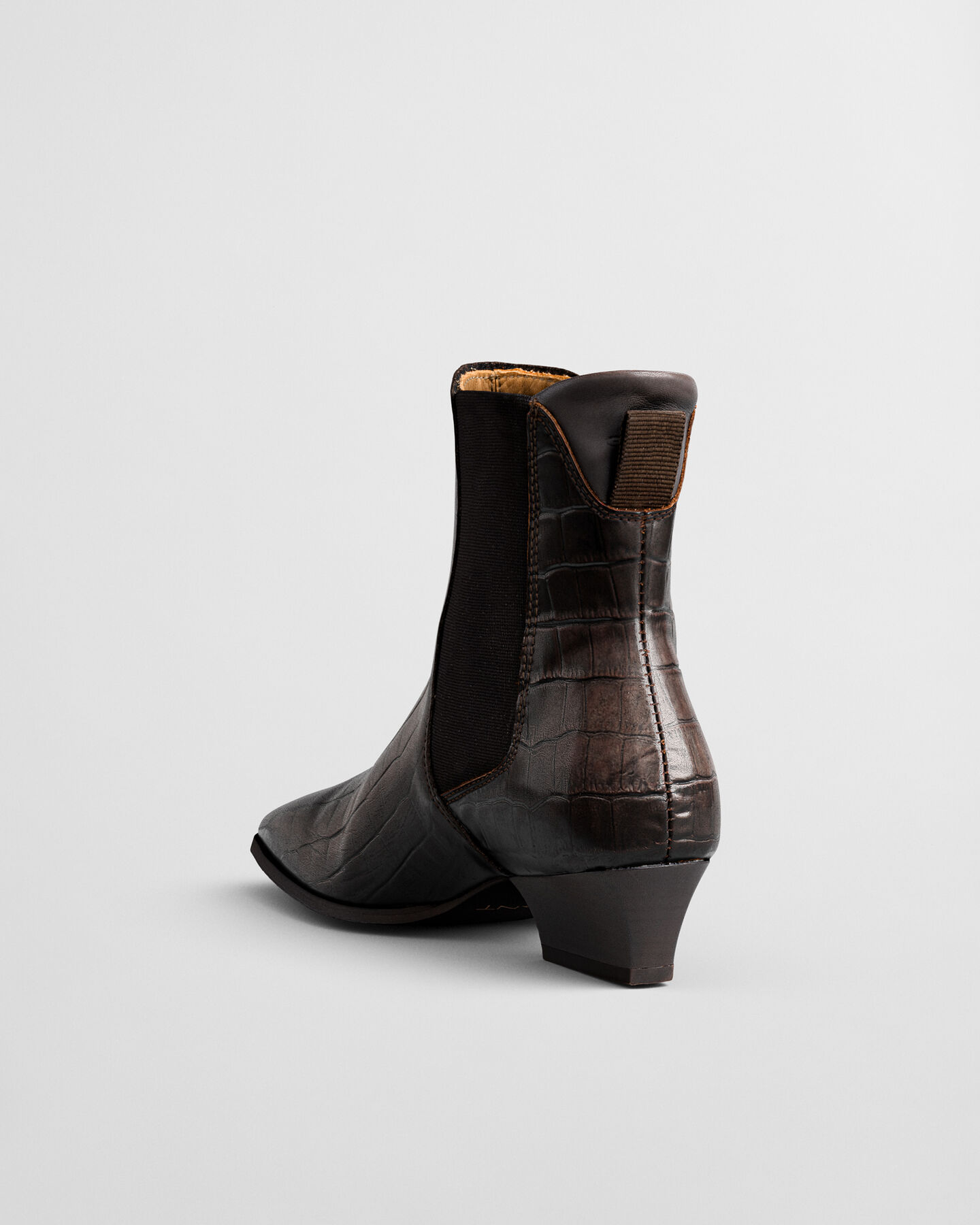 Botas em pele Croc-Effect Bassotte