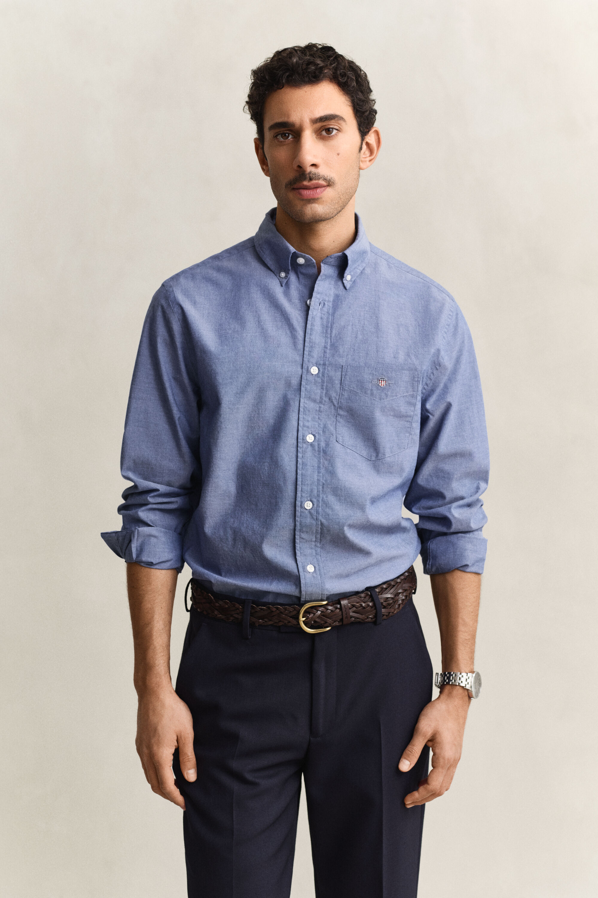 Camisa em popelina Classic regular fit