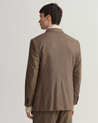 Blazer de fato com padrão de xadrez Houndstooth