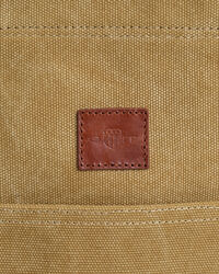 Mala tote em lona com efeito desgastado