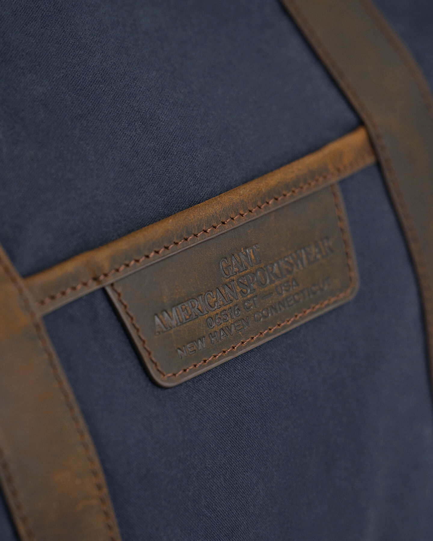 Saco em algodão com acabamento encerado