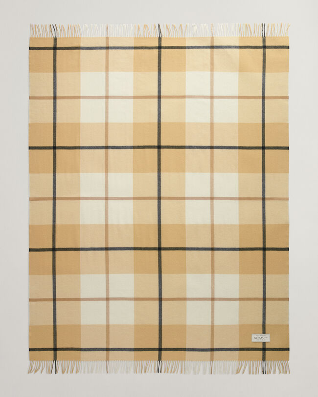 Manta decorativa em lã de merino extrafina