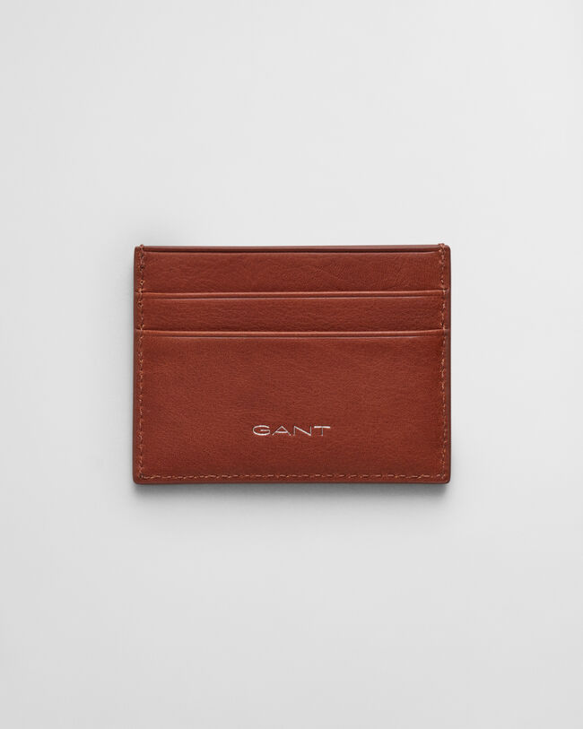 Porta-cartões em pele