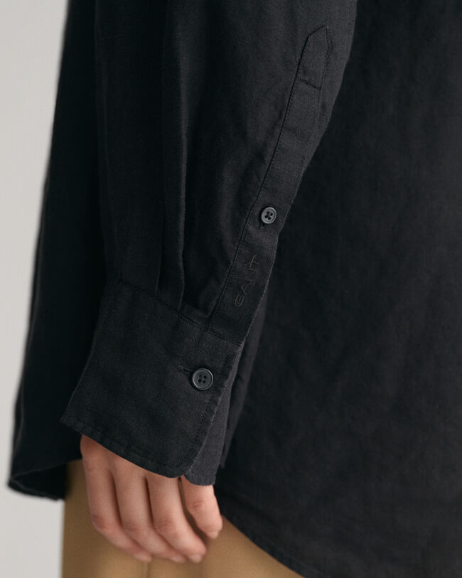 Camisa em linho oversized