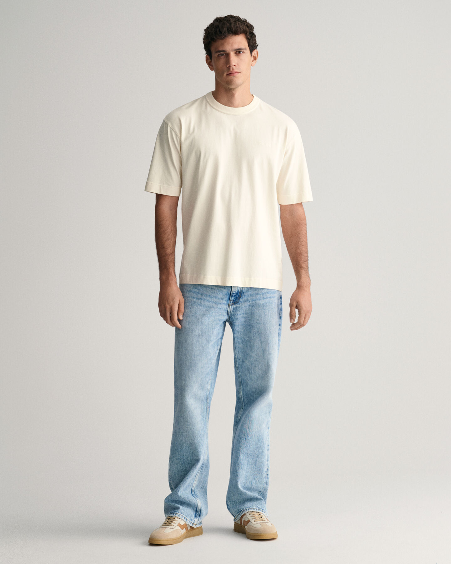 Calças de ganga com perna larga loose fit