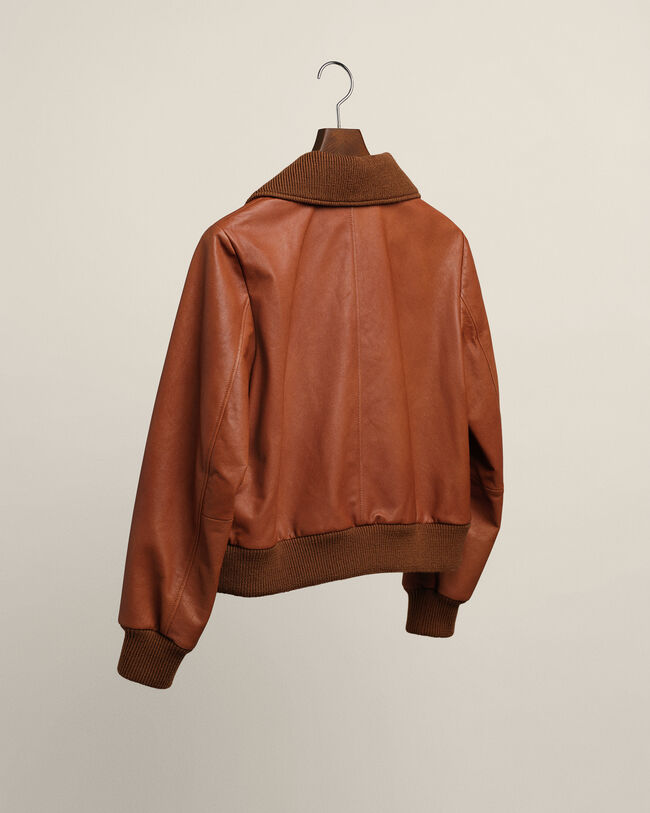 Blusão em pele Wrangler x GANT